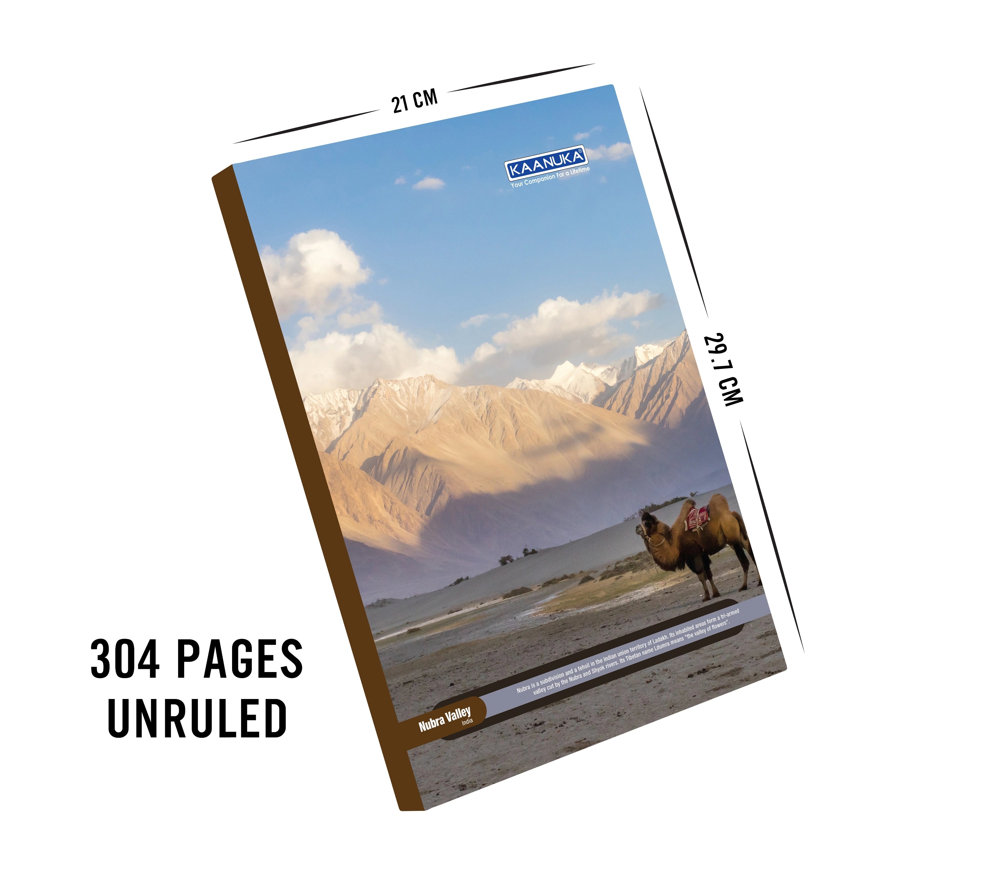 Kaanuka A4 Unruled Notebook – 304 Pages (Pack of 5)