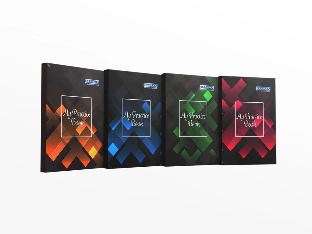Unruled Long Practice Book Regular Semi Rough Notebook (192 Pages)(275 mm X 190 mm)(Sets Of 4)
